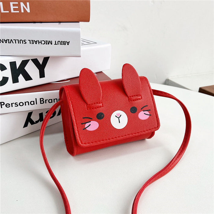Wholesale Children's accessories, small bags, cute and stylish bunnies, one shoulder crossbody bags, mini cartoon baby coin purse