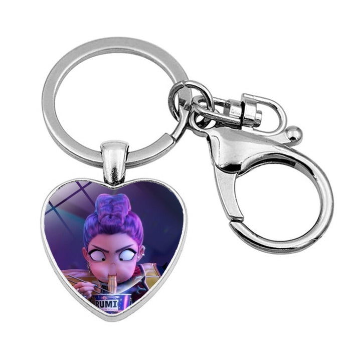 Wholesale Cartoon Heart Pendant Keychain Charm