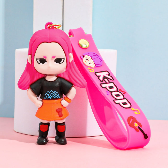 Wholesale KPOP Cartoon Anime Keychain Charm