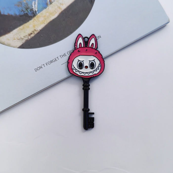 Wholesale Alloy Cloth Big Head Keychain Accessories DIY Mobile Phone Chain Bag