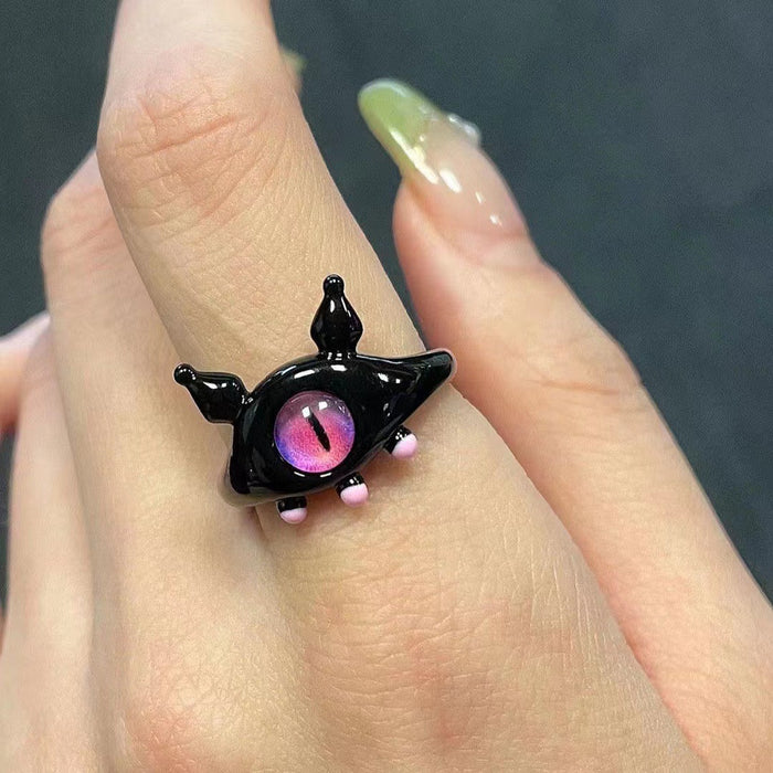 Wholesale Ring Cat Cartoon Niche Personality Ring Finger Ring