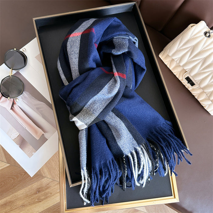 Wholesale Warm Shawl f Unisex Fashion All-match Tassel