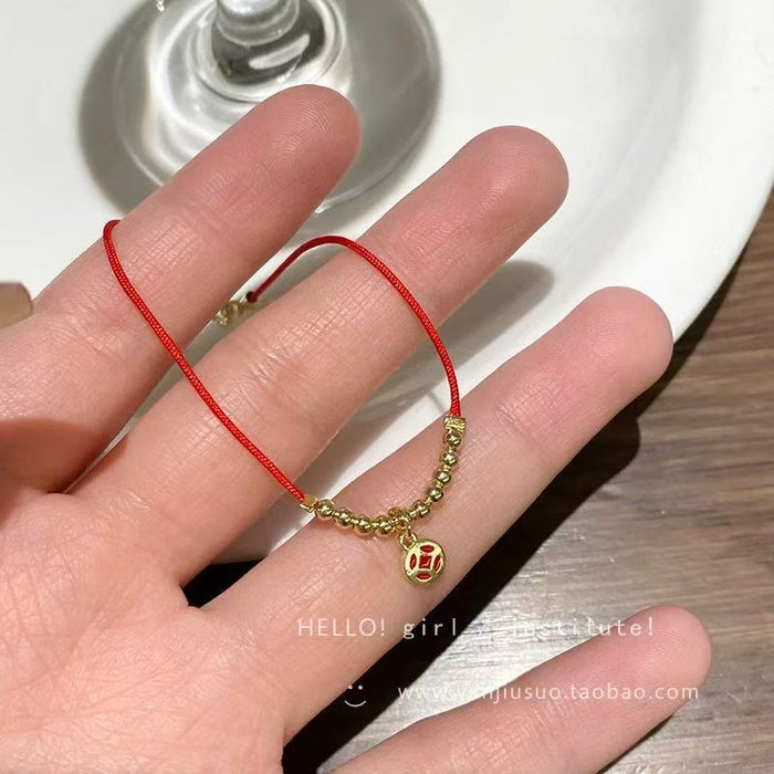 Wholesale Red Rope Bracelet Women's Handheld Jewelry
