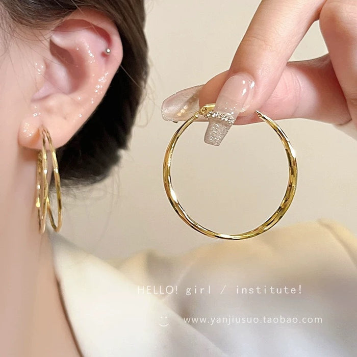 Wholesale Personality Large Hoop Earrings