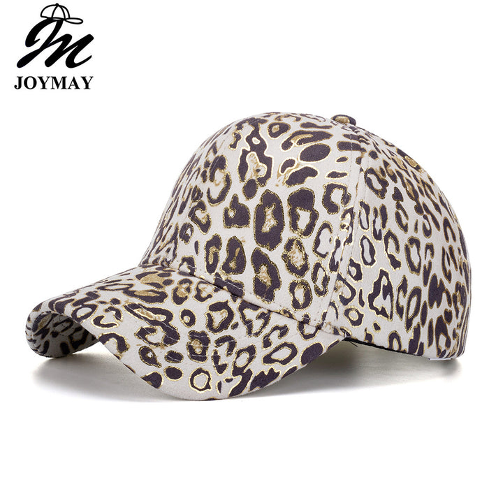 Wholesale Nylon Autumn Fashion Bronzing Leopard Print Baseball Cap JDC-BC- ZhonM001