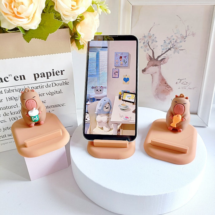 Wholesale PVC Cartoon Doll Mobile Phone Holder JDC-PS-MingT017