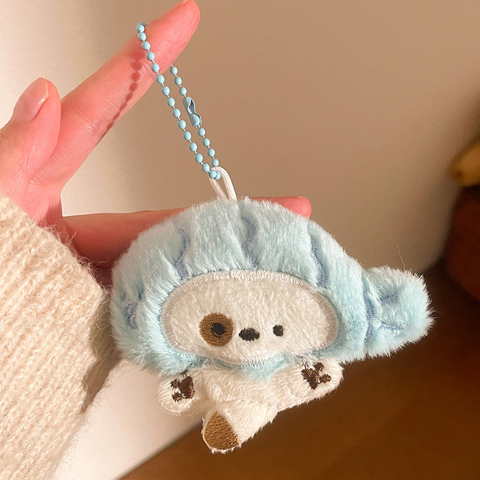 Wholesale Cartoon plush kitten keychain