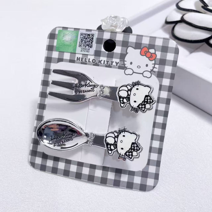Wholesale Classic black and white checkered minimalist and cute hair clip side clip series