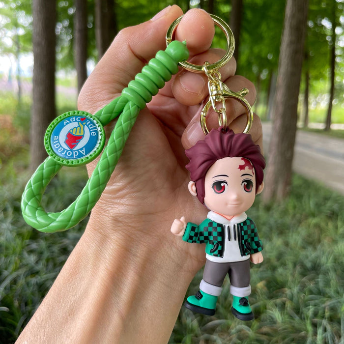 Wholesale Keychain cartoon doll, car keychain, backpack pendant, small gift