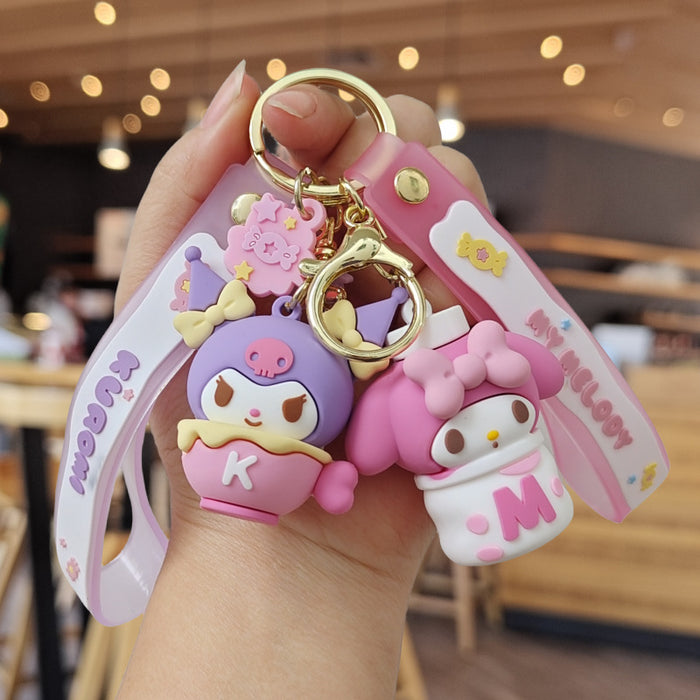 Wholesale Cartoon Silicone Doll Keychain JDC-KC-ZhuoRan016