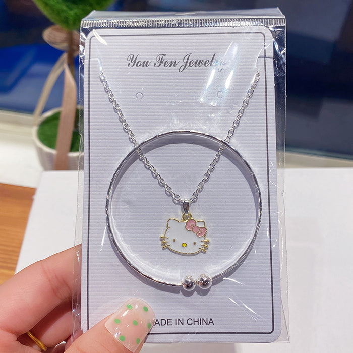 Wholesale Children Cartoon Bracelet Necklace Combination