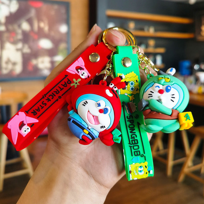 Wholesale Cartoon Doll Silicone Keychain JDC-KC-Tingm234