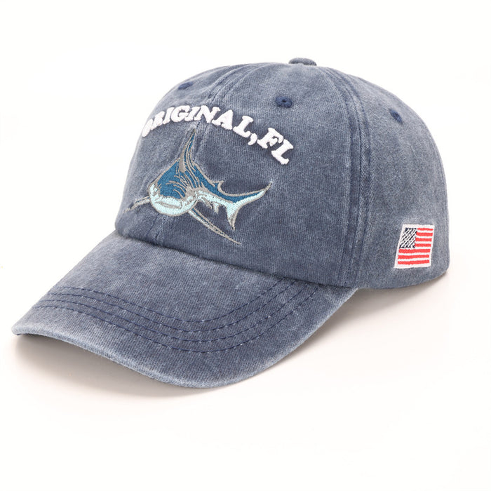 Wholesale Hat women's versatile retro baseball cap men's high-end feel foreign trade washed denim duckbill cap