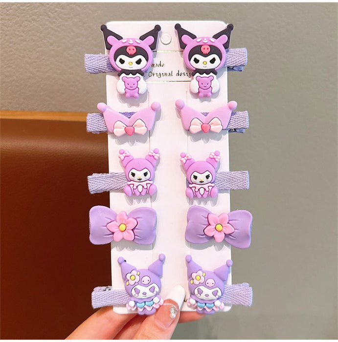 Wholesale Cartoon Children Hair Clips Style Soft Glue Hair Accessory Gift