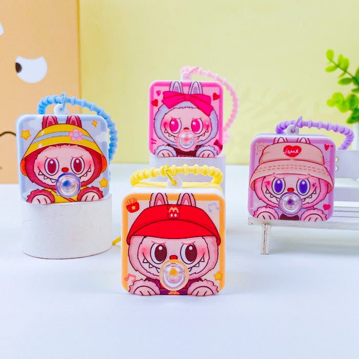 Wholesale Cartoon Plush Square Keychain Pendant Bag Car Keychain Gift