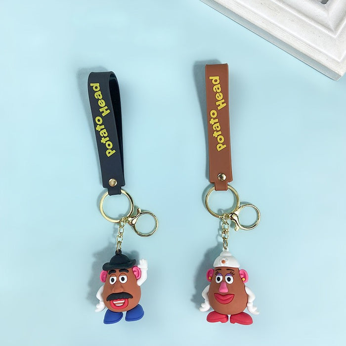 Wholesale Creative Cartoon Cute PVC Soft Keychains JDC-KC-JinB025