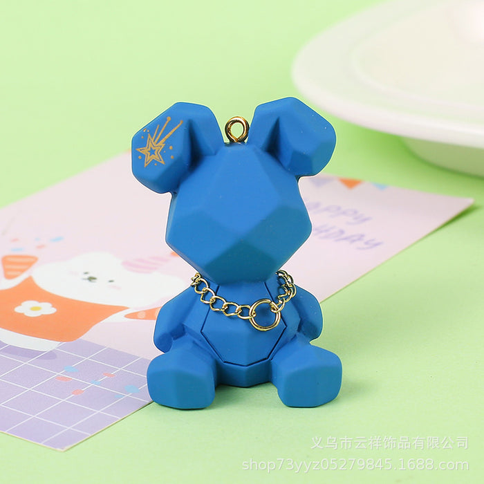 Wholesale Creative cartoon cut surface  keychain trendy fashion car bag pendant ornaments accessories