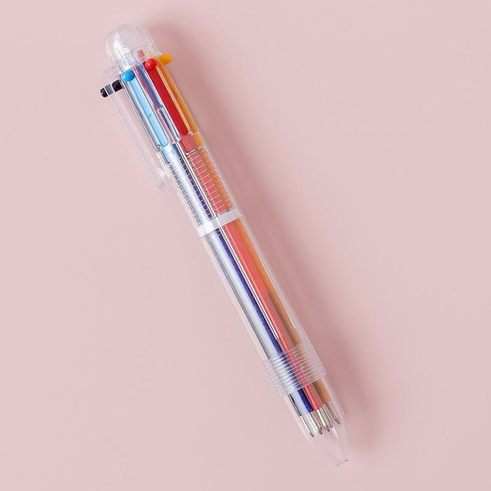 Wholesale Creative Cute Cartoon Multicolor Ballpoint Push Pen