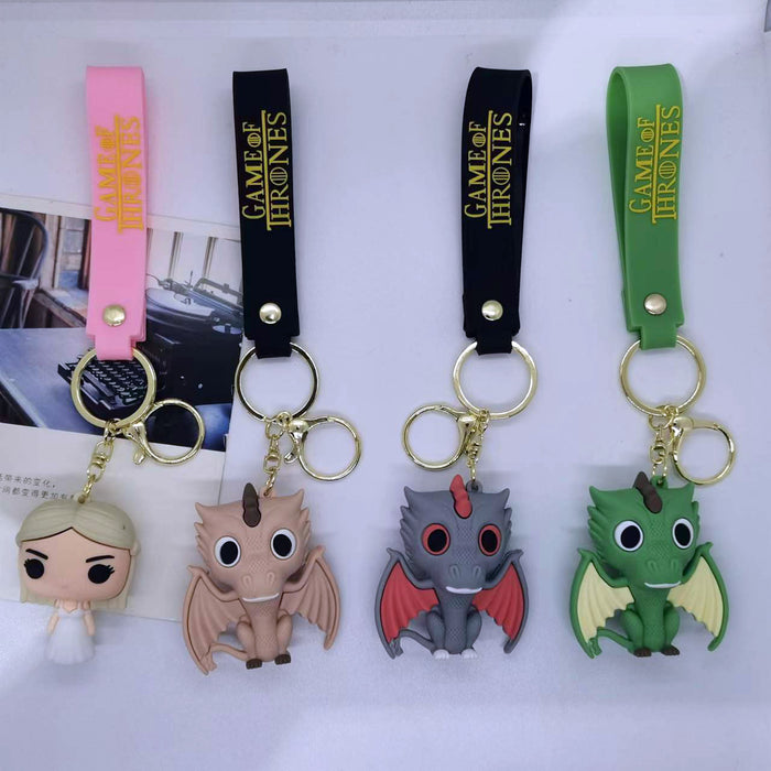 Wholesale Creative Cartoon Right Game Keychain Pendant Bag Car Keychain Accessories