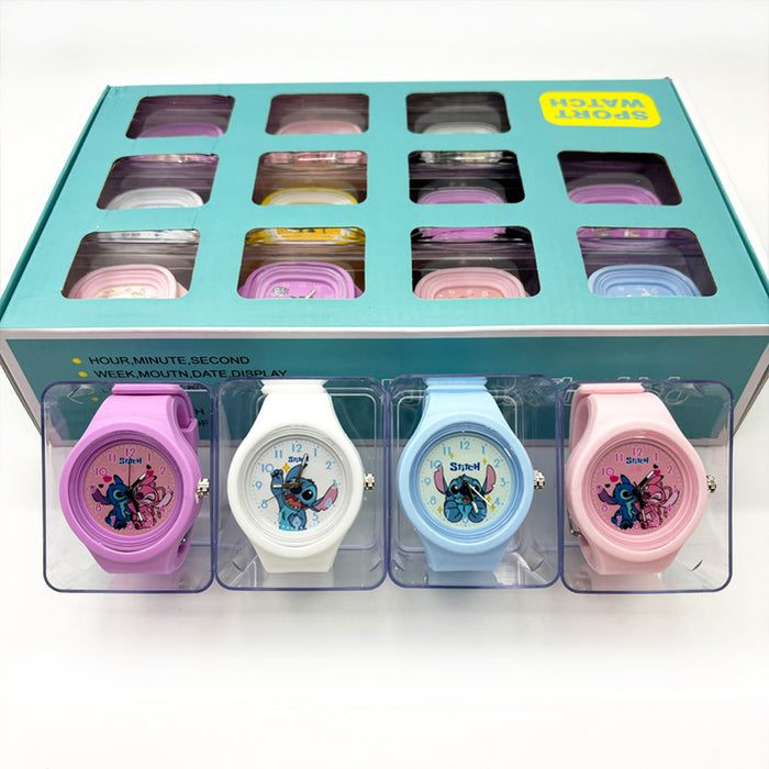 Wholesale  Cute High-Quality Skin-Feel Jelly Silicone Student Watch