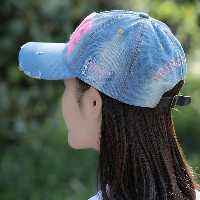 Wholesale Cowboy hat, fashionable and versatile, street sunshade hat, baseball hat, sun protection duckbill hat