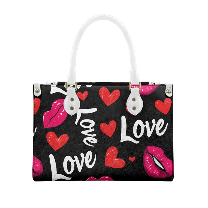 Wholesale Valentine's Day Gift Printed Hand Bag Black Bottom Crossbody Bag Love Handbag Shoulder Bag