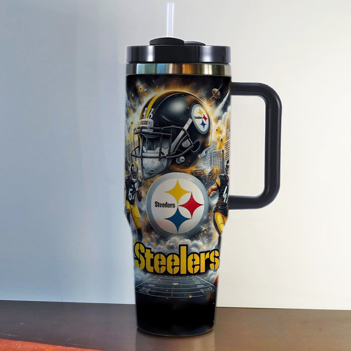 Wholesale Popular 40oz Car Cup Sf New Ice Cup Nfl American Football League Kc Thermos Cup