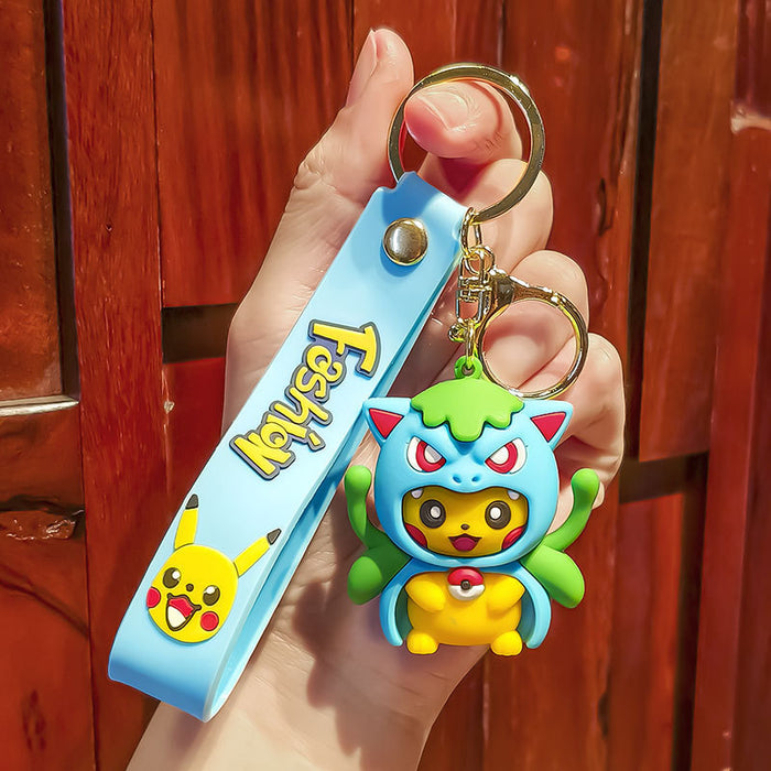 Wholesale New Cross dressing Keychain Pendant Creative Cartoon Cute Doll Bag Pendant