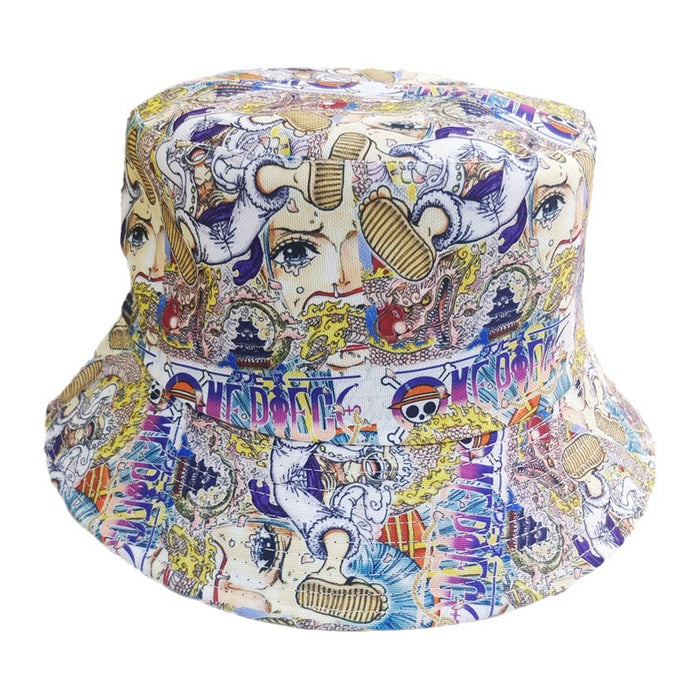 Wholesale Cartoon Print Cotton Bucket Hat JDC-FH-BoD017