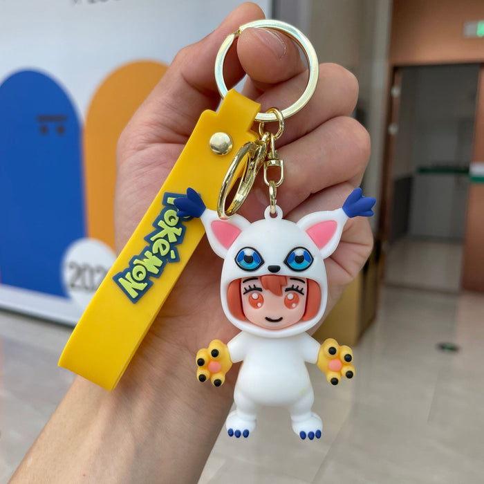 Wholesale Cartoon doll keychain, backpack pendant, car keychain accessories, small gifts wholesale