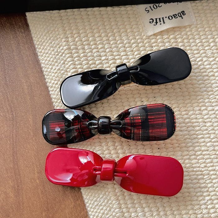Wholesale Bow hair clip, duckbill clip, acetate bangs clip, side clip, hair clip, broken hair clip, niche hair accessory
