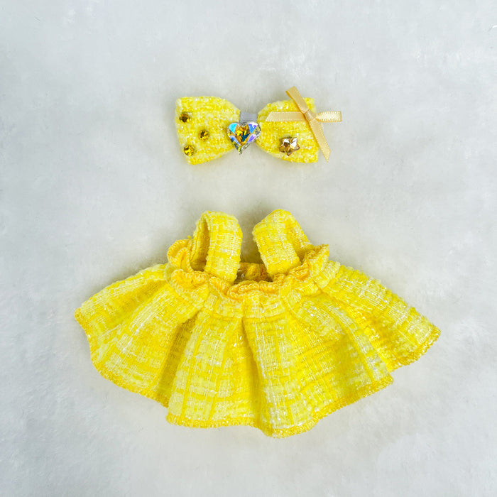 Wholesale Doll Clothes  Doll Clothes Dress up Sitting Macaron Little Fragrance Dress