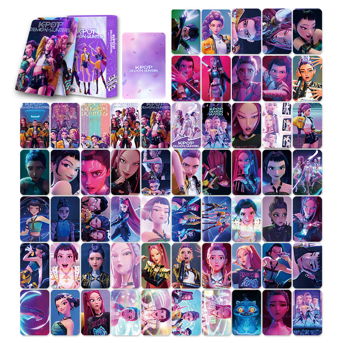 Wholesale 120pcs Laser flash card double-sided LOMO card anime peripheral