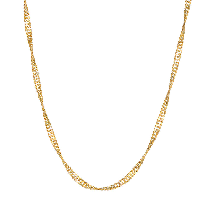 Wholesale 2pcs Unisex stainless steel chain,  minimalist and exquisite accessory,  titanium steel necklace