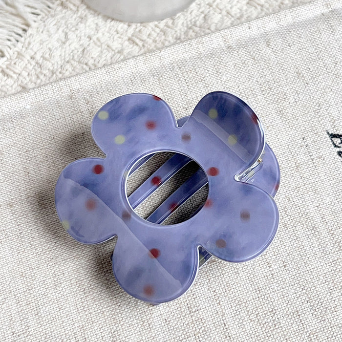 Wholesale Retro Striped Flower Hair Claw Clip Fashion Accessory for Everyday Styling Gift
