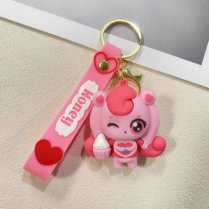 Wholesale Cute cartoon pendant school bag doll pendant keychain