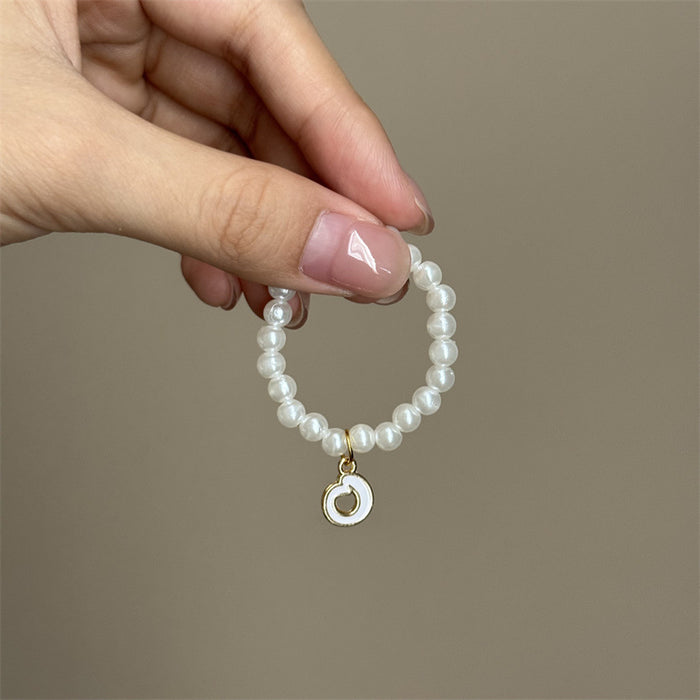 Wholesale Mini blind box pendant letter pearl necklace accessories doll clothes