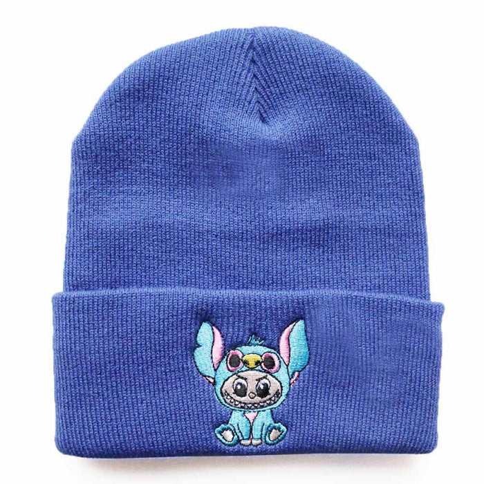 Wholesale Cartoon wool hat embroidered knit hat
