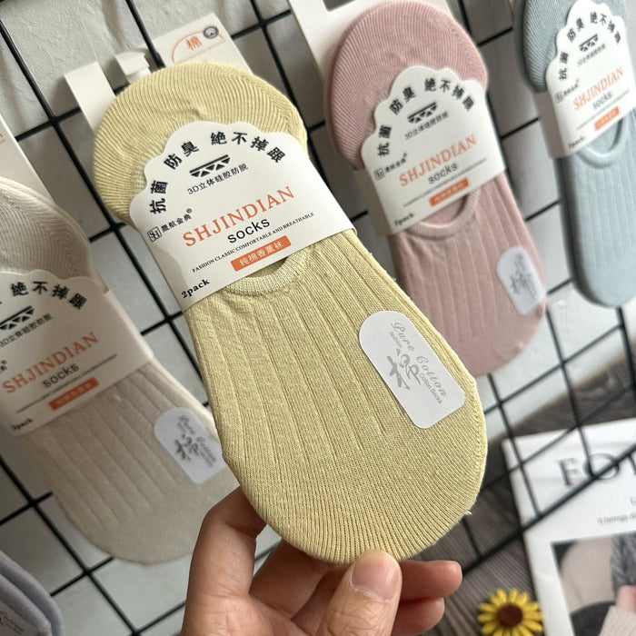 Wholesale Thin fitting boat socks, shallow mouth socks, cotton invisible socks