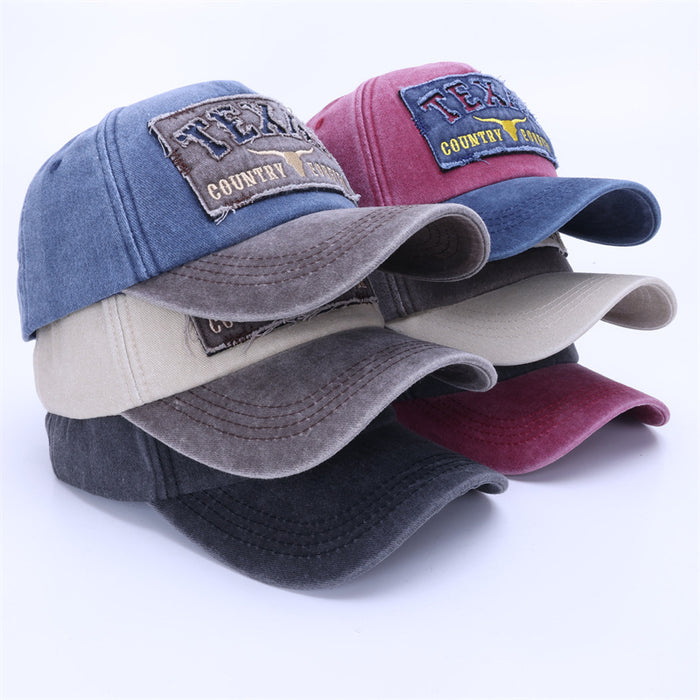 Wholesale Alphabet baseball cap, fashionable retro casual sun hat, autumn spring summer men's duckbill cap