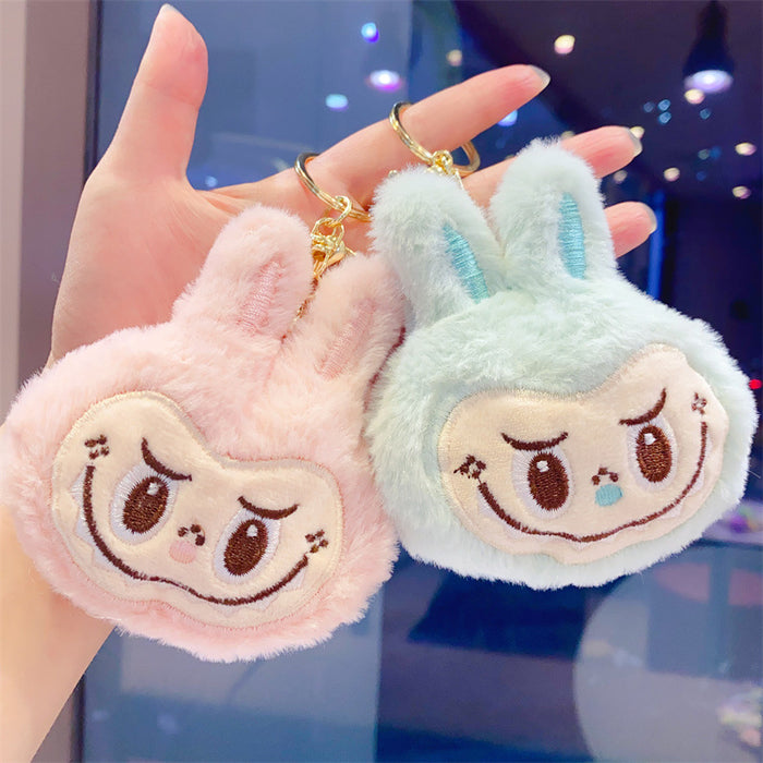 Wholesale cartoon plush cloth doll children's toy pendant bag jewelry keychain