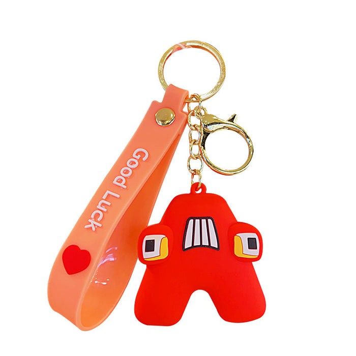 Wholesale Cartoon Silicone Doll Keychain JDC-KC-MingT035