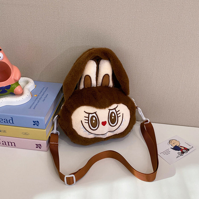 Wholesale City Paradise Cartoon Single-Shoulder Bag Children' s Plush Bag