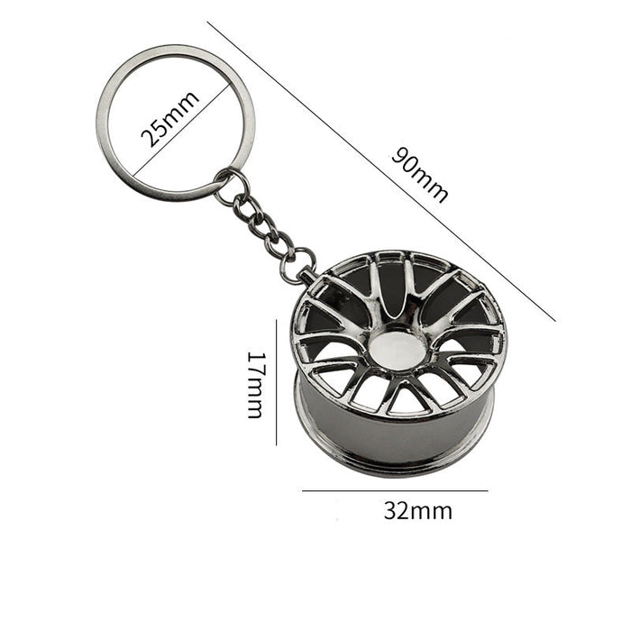 Wholesale Mini Metal Turbo Keychain