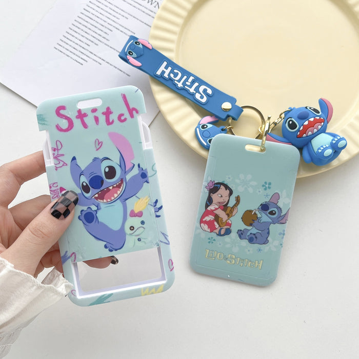 Wholesale Cartoon 3d Stereo Keychain Student Card Holder Meal Card Subway Bus Access Backpack Hanging