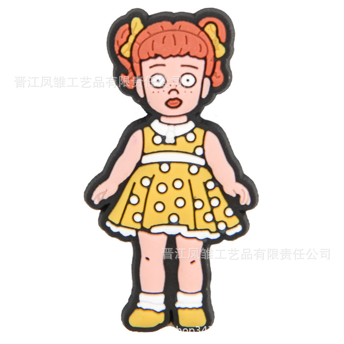 Wholesale 50pcs Cute cartoon Shoes Charms accessories