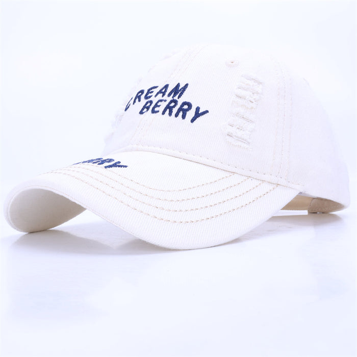 Wholesale Baseball cap with holes, tie dye sunshade cap, Volkswagen duckbill cap