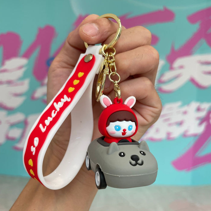Wholesale Keychain Cartoon Car Bag Pendant Children's Toys Exquisite Small Gifts Wholesale