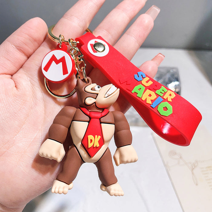 Wholesale Cartoon Anime PVC Keychain Cute Couple Car Pendant Bag Pendant