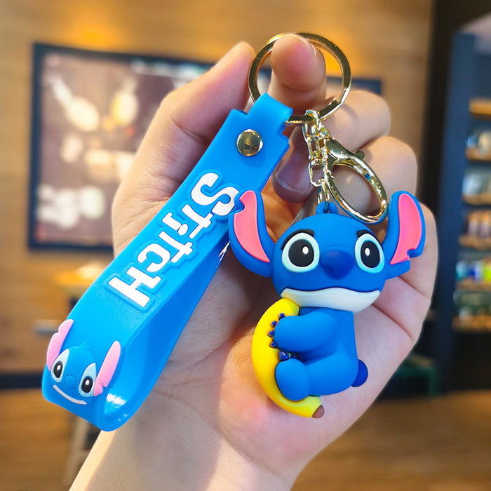 Wholesale Cartoon Doll Silicone Keychain JDC-KC-Tingm225